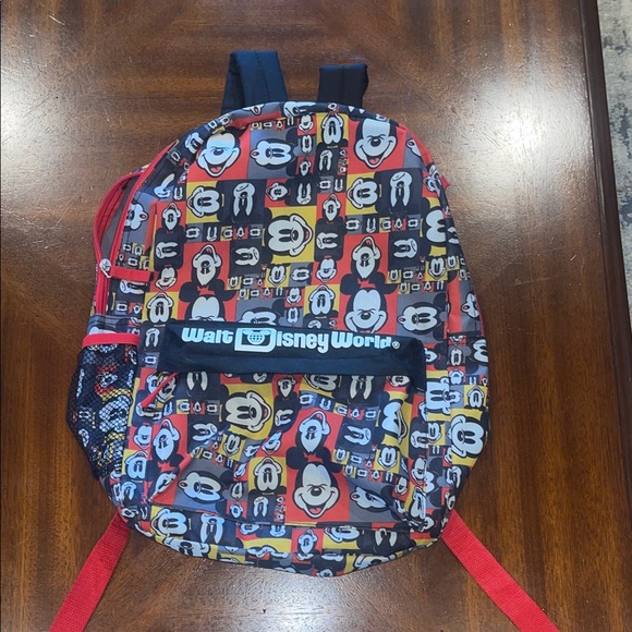 Disney Mickey Mouse Patterned Backpack - Picture 1 of 3